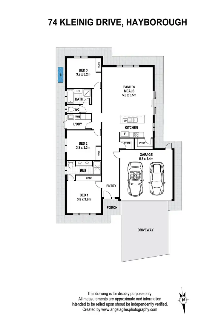 Floorplan of Homely house listing, 74 KLEINIG DRIVE, Hayborough SA 5211