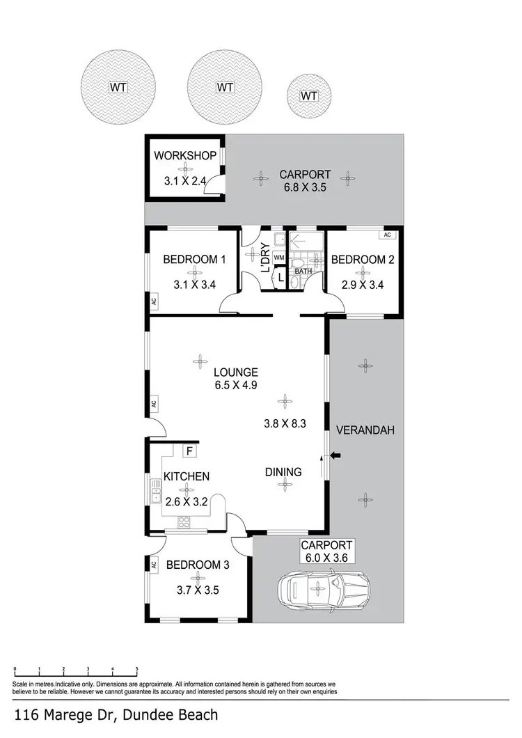 Floorplan of Homely house listing, 116 Marege Drive, Dundee Beach NT 840