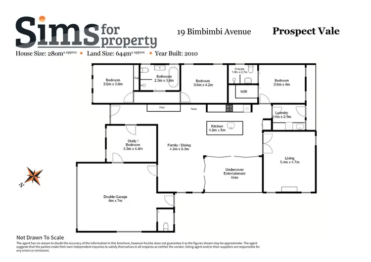 Floorplan of Homely house listing, 19 Bimbimbi Avenue, Prospect Vale TAS 7250
