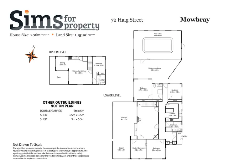 Floorplan of Homely house listing, 72 Haig Street, Mowbray TAS 7248