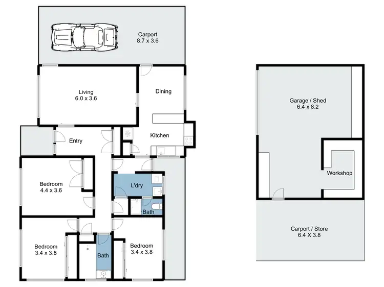 Floorplan of Homely house listing, 31 Maud Street, Benalla VIC 3672