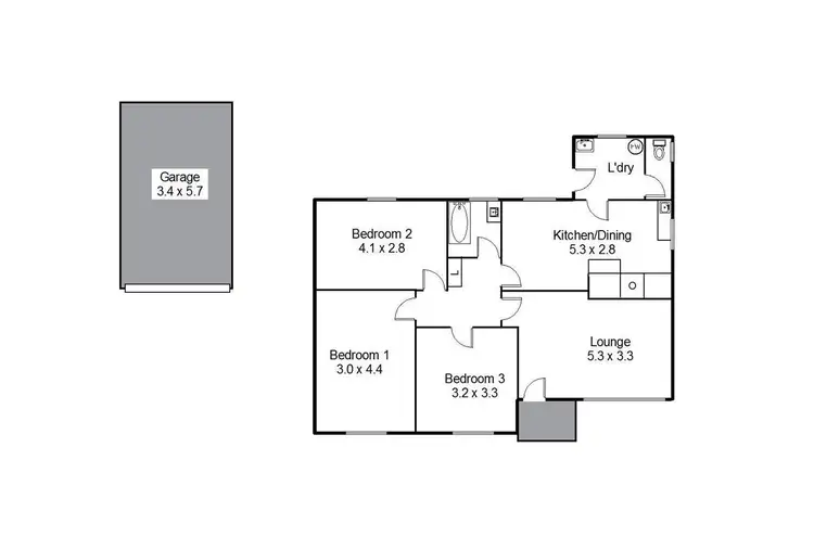 Floorplan of Homely house listing, 10 SMITH STREET, Naracoorte SA 5271