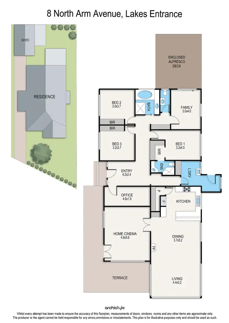 Floorplan of Homely house listing, 8 North Arm Avenue, Lakes Entrance VIC 3909
