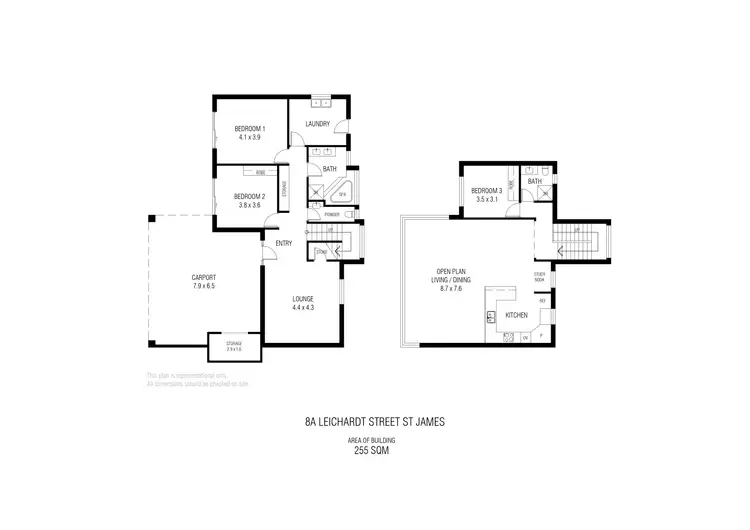 Floorplan of Homely house listing, 8A Leichardt Street, St James WA 6102