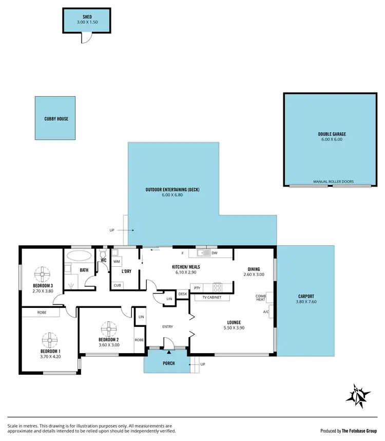 Floorplan of Homely house listing, 5 Seppings Court, Flagstaff Hill SA 5159