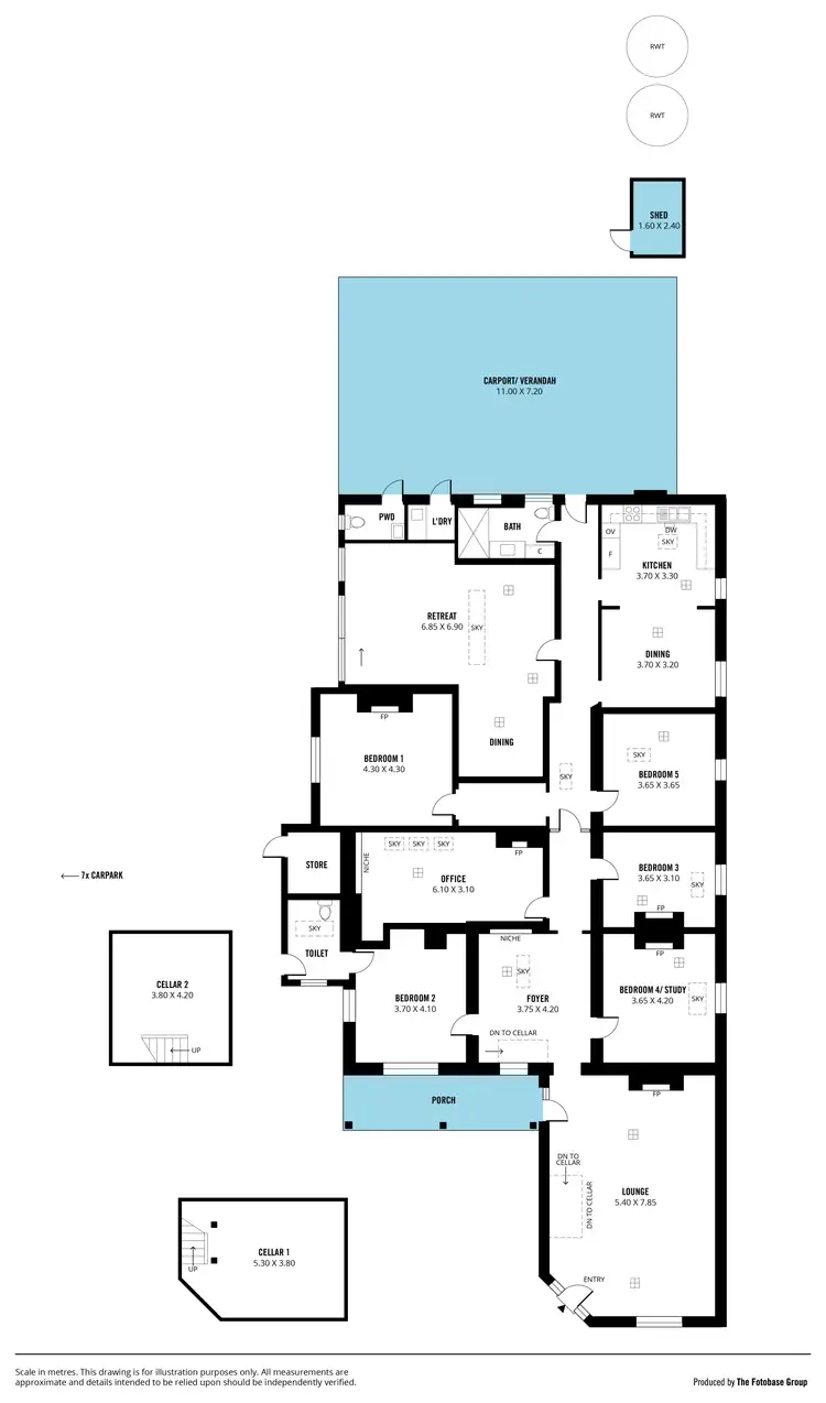 Floorplan of Homely house listing, 6 Finniss Street, Marion SA 5043
