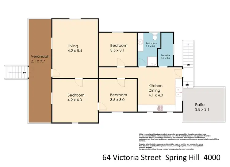 Floorplan of Homely house listing, 64 Victoria Street, Spring Hill QLD 4000