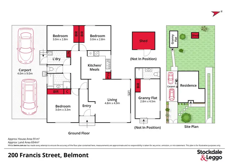 Floorplan of Homely house listing, 200 Francis Street, Belmont VIC 3216