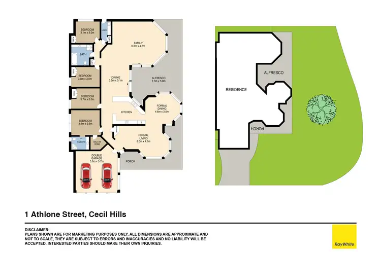 Floorplan of Homely house listing, 1 Athlone Street, Cecil Hills NSW 2171