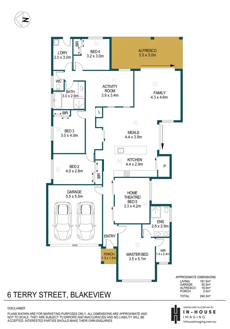 Floorplan of Homely house listing, 6 Terry Street, Blakeview SA 5114