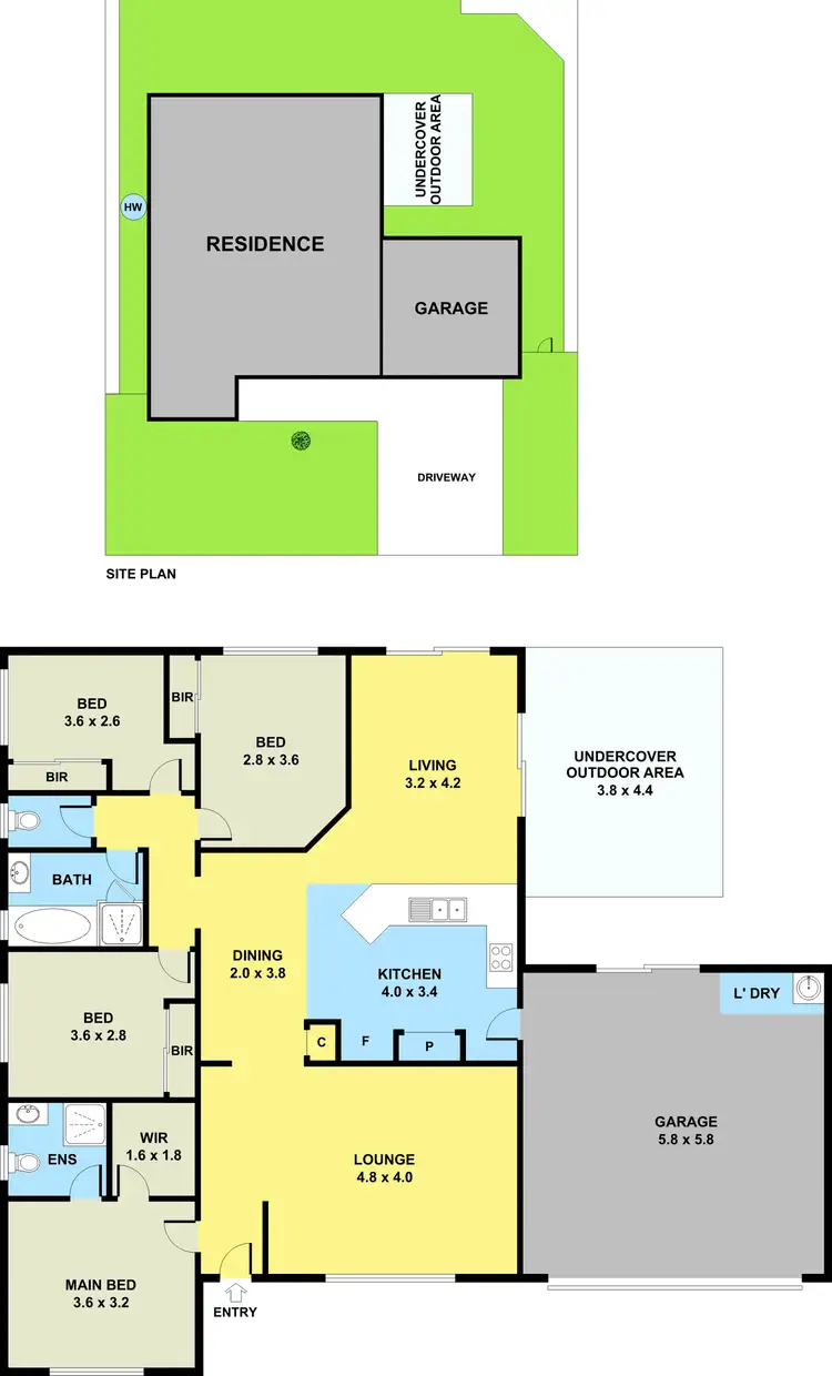 Floorplan of Homely house listing, 10 Harrison Court, Darling Heights QLD 4350
