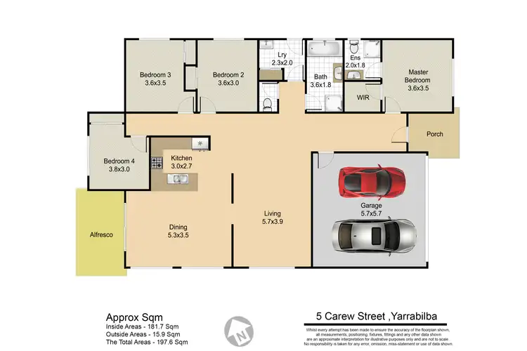 Floorplan of Homely house listing, 5 Carew Street, Yarrabilba QLD 4207