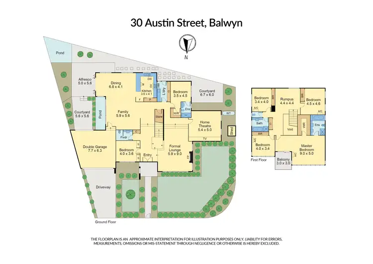 Floorplan of Homely house listing, 30 Austin Street, Balwyn VIC 3103