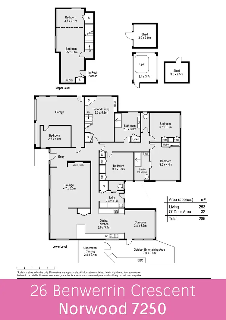 Floorplan of Homely house listing, 26 Benwerrin Crescent, Norwood TAS 7250