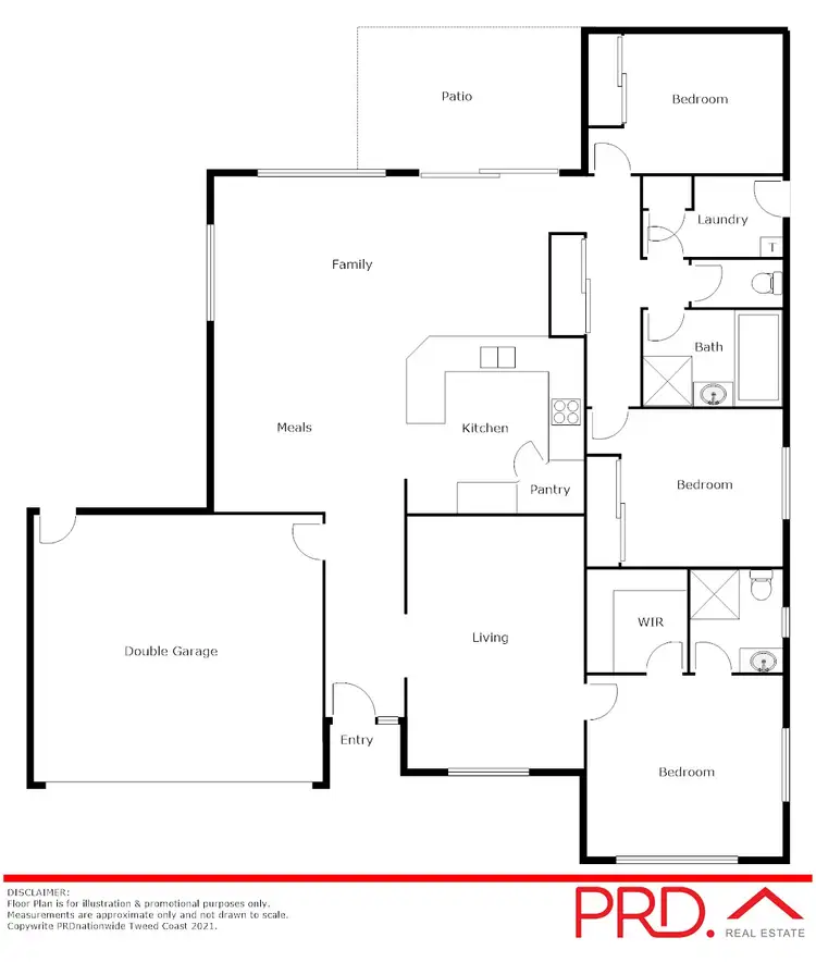 Floorplan of Homely house listing, 13 Narara Crescent, Banora Point NSW 2486