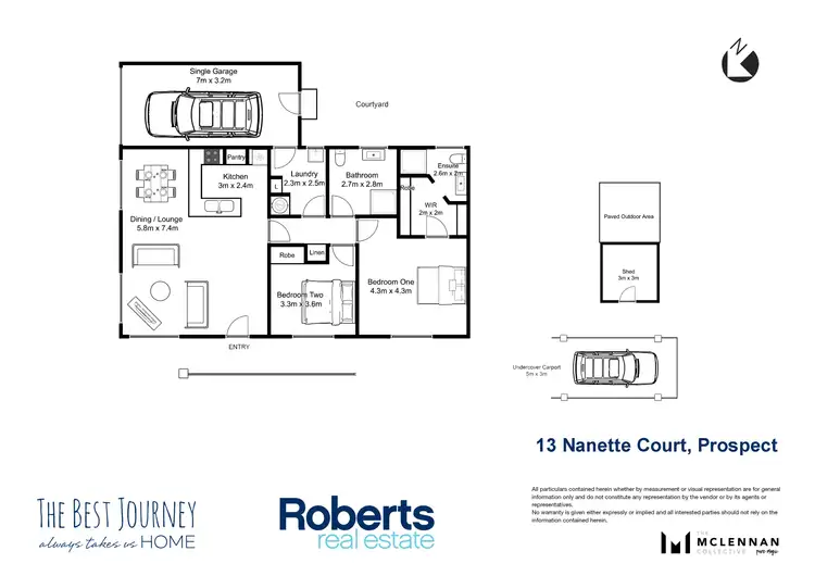 Floorplan of Homely house listing, 13 Nanette Court, Prospect TAS 7250