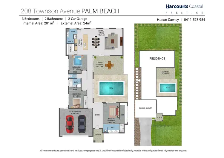 Floorplan of Homely house listing, 208 Townson Avenue, Palm Beach QLD 4221