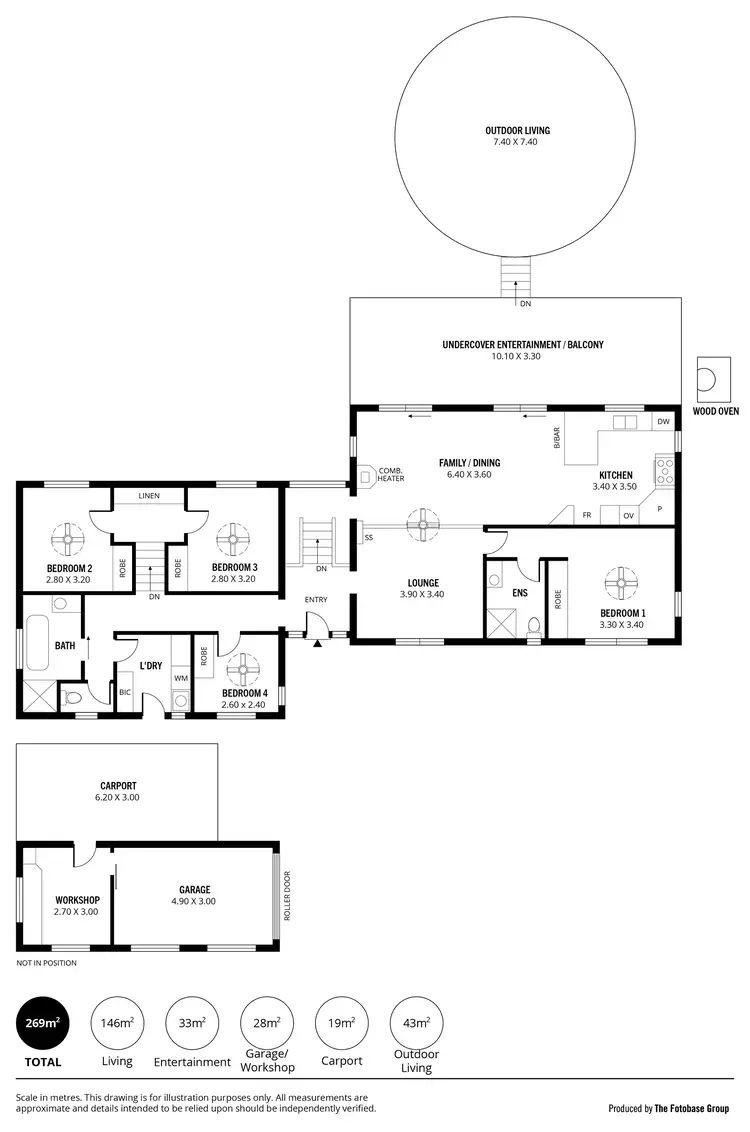 Floorplan of Homely house listing, 15 Christopher Avenue, Greenhill SA 5140