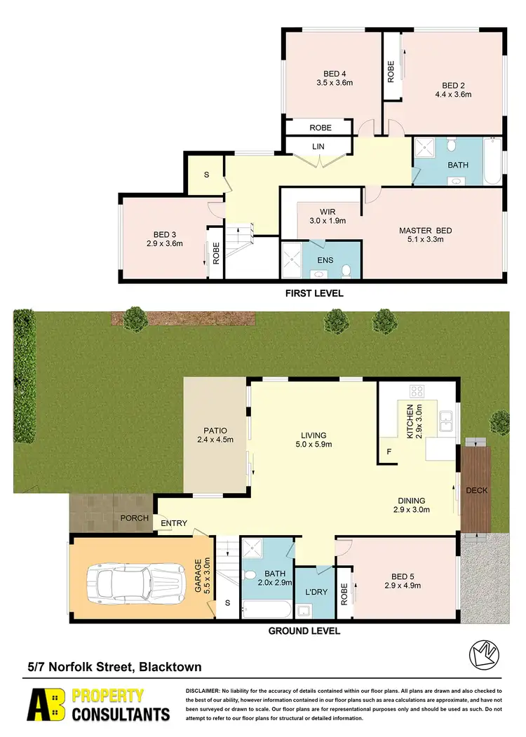 Floorplan of Homely townhouse listing, 5/7 Norfolk Street, Blacktown NSW 2148