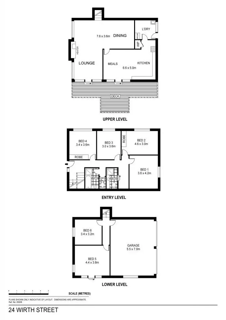 Floorplan of Homely house listing, 24 Wirth Street, Flora Hill VIC 3550