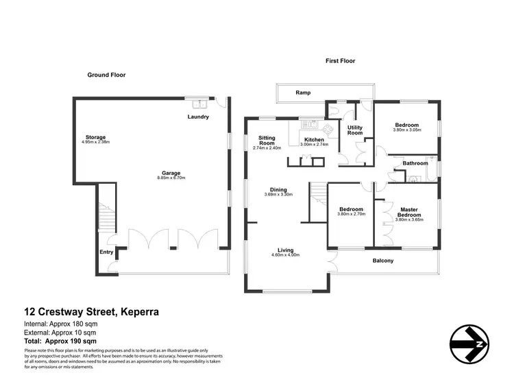 Floorplan of Homely house listing, 12 Crestway Street, Keperra QLD 4054