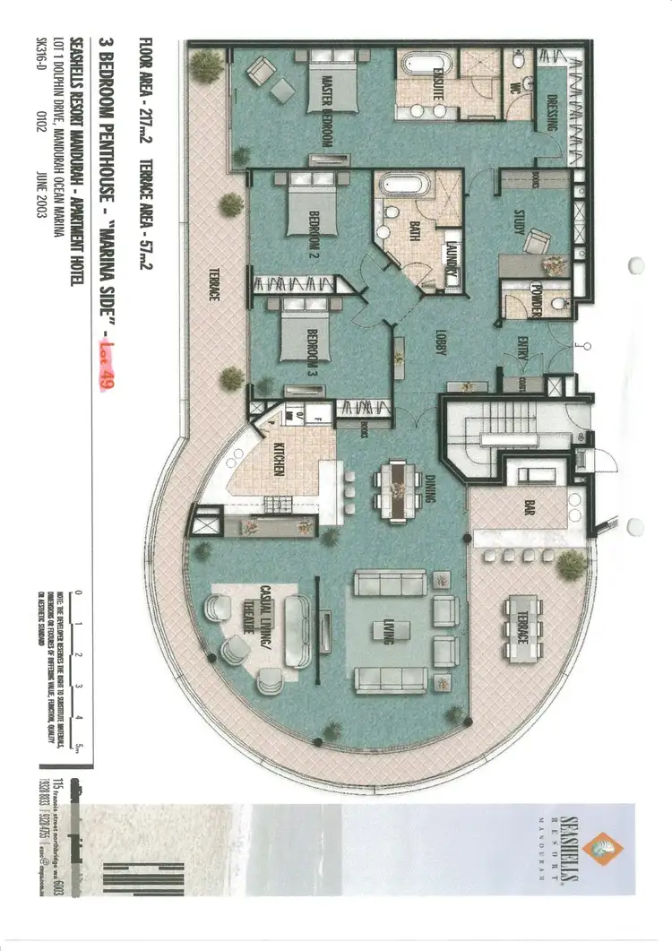 Floorplan of Homely apartment listing, 49/16 Dolphin Drive, Mandurah WA 6210