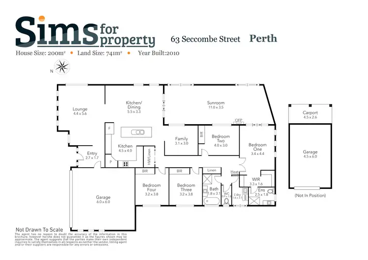 Floorplan of Homely house listing, 63 Seccombe Street, Perth TAS 7300