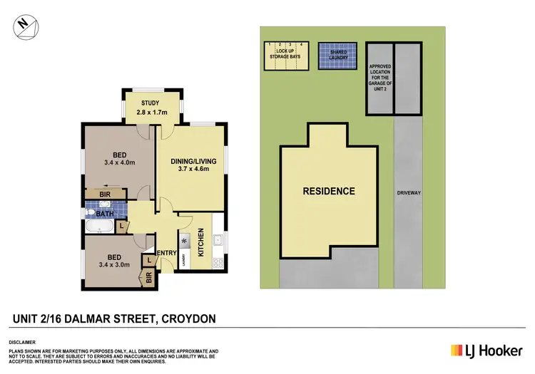 Floorplan of Homely apartment listing, 2/16 Dalmar Street, Croydon NSW 2132