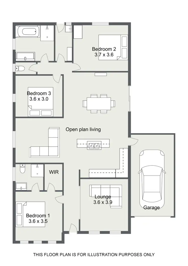 Floorplan of Homely house listing, 29 GILBERT DRIVE, Naracoorte SA 5271