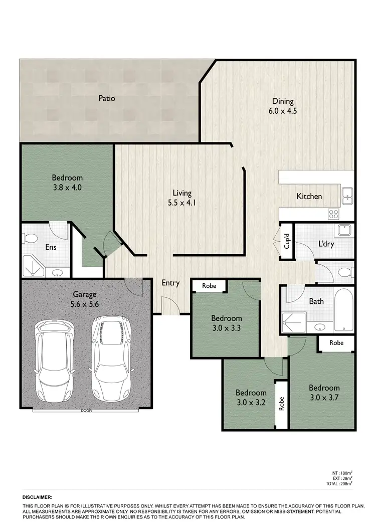 Floorplan of Homely house listing, 5 Cassava Court, North Lakes QLD 4509
