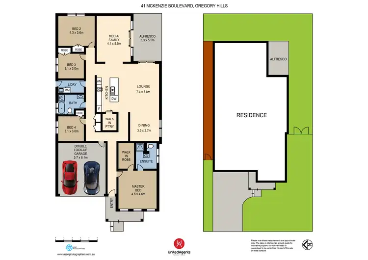 Floorplan of Homely house listing, 41 Mckenzie Boulevard, Gregory Hills NSW 2557