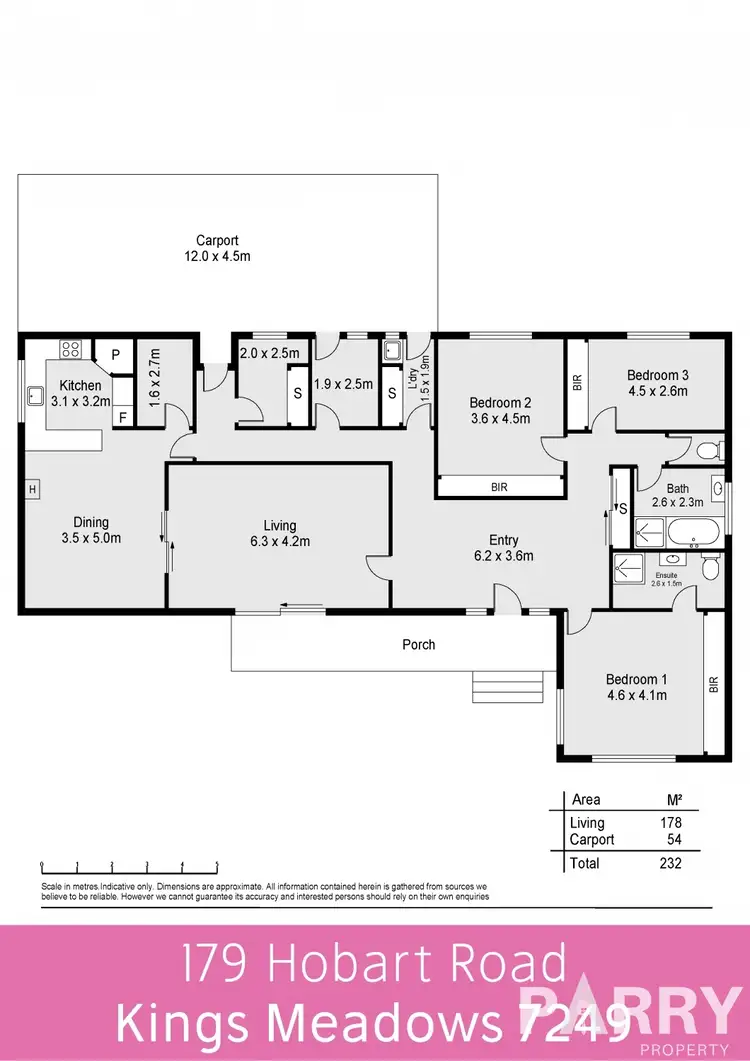 Floorplan of Homely house listing, 179 - 181 Hobart Road, Kings Meadows TAS 7249