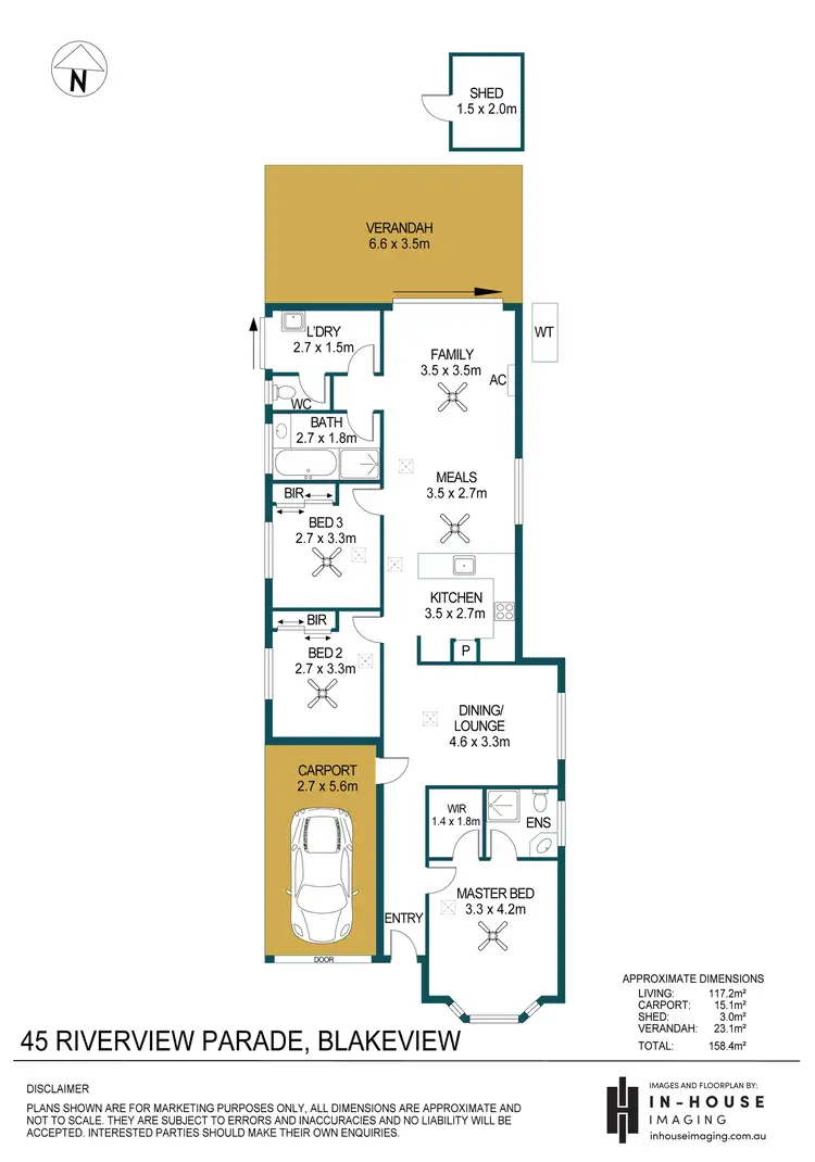 Floorplan of Homely house listing, 45 Riverview Parade, Blakeview SA 5114