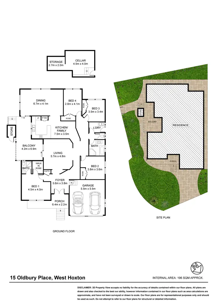 Floorplan of Homely house listing, 15 Oldbury Place, West Hoxton NSW 2171