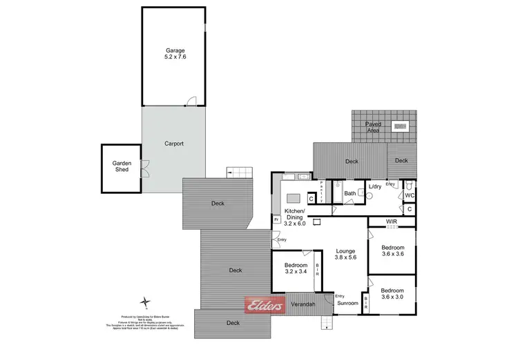 Floorplan of Homely house listing, 16 Pelissier Street, Somerset TAS 7322