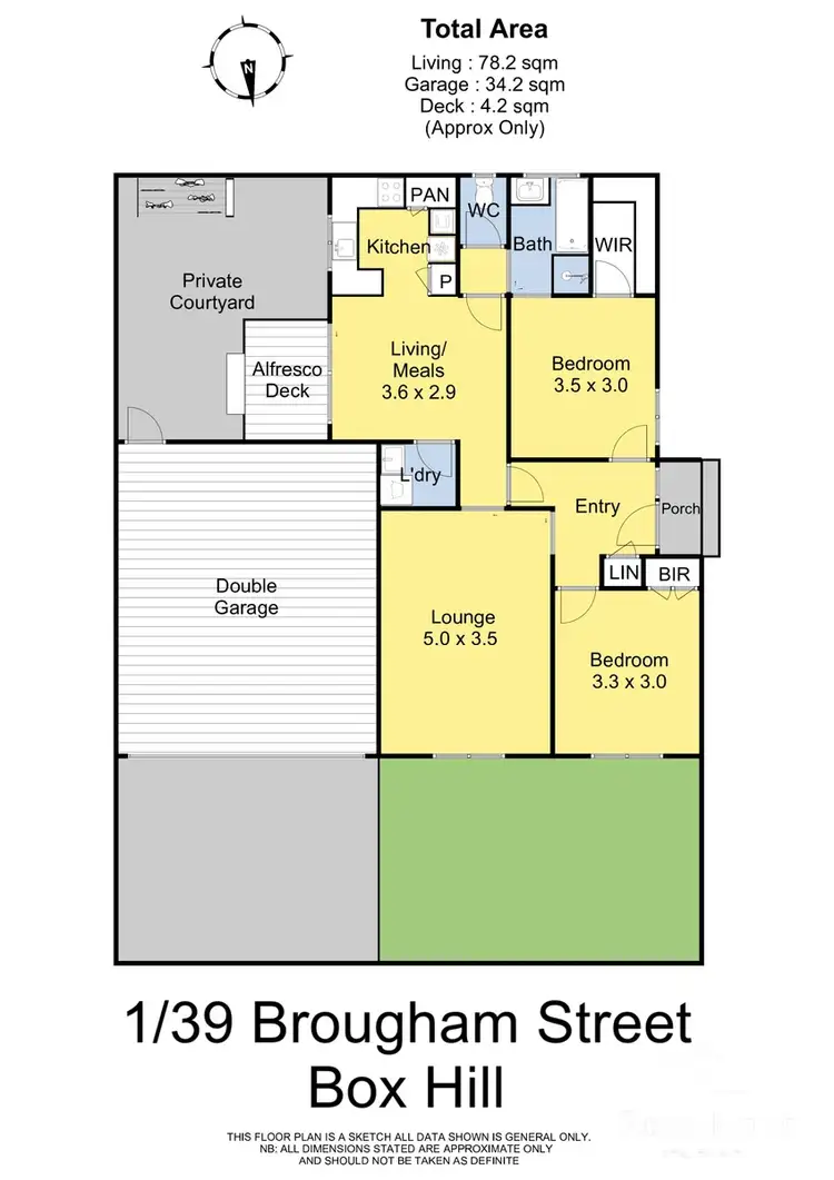 Floorplan of Homely unit listing, 1/39 Brougham Street, Box Hill VIC 3128