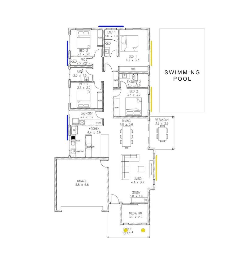 Floorplan of Homely house listing, 26 Letts Crescent, Berrimah NT 828