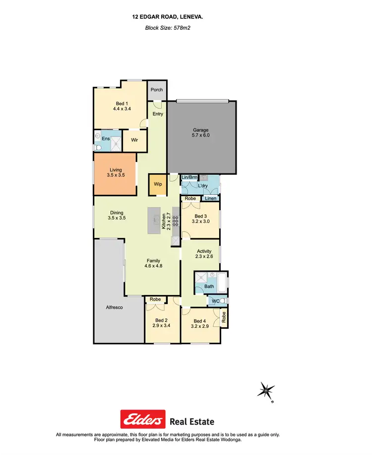 Floorplan of Homely house listing, 12 Edgar Road, Leneva VIC 3691