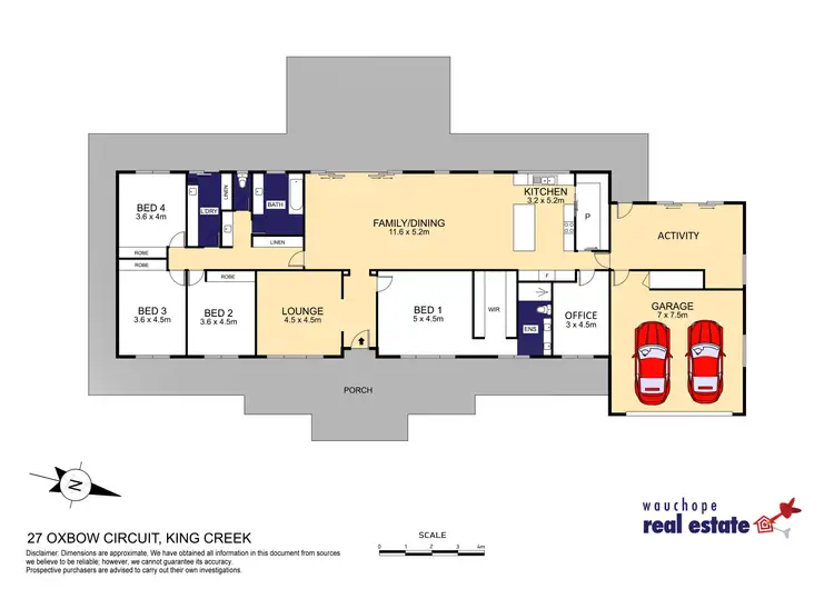 Floorplan of Homely rural property listing, 27 Oxbow Circuit, King Creek NSW 2446