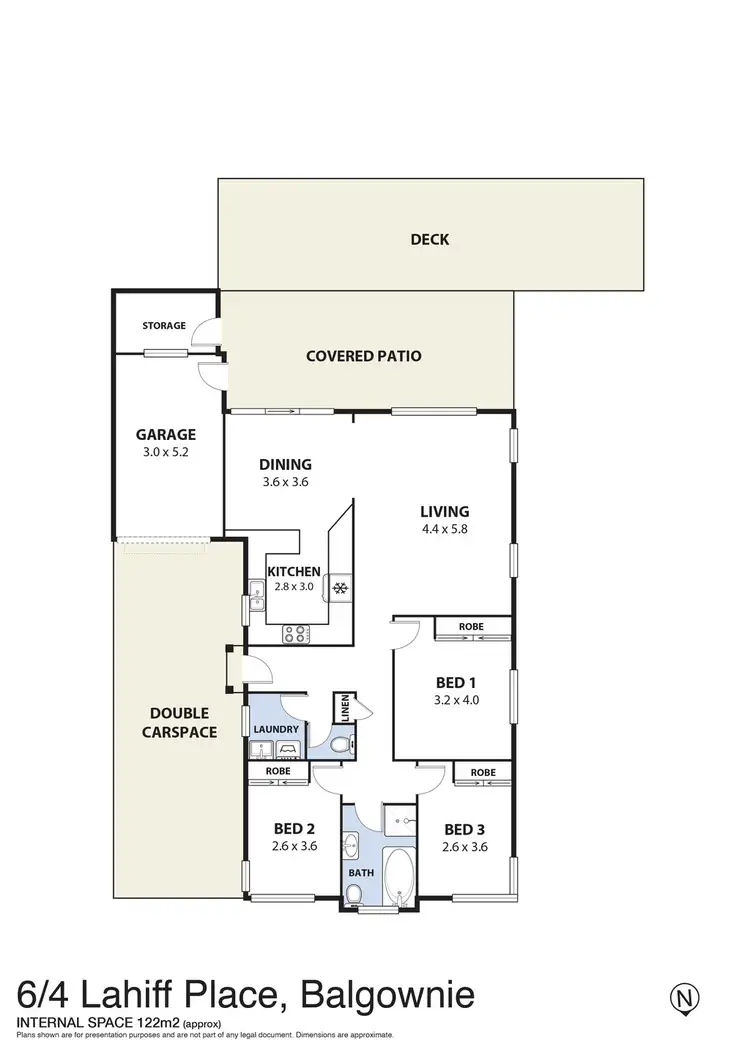 Floorplan of Homely villa listing, 6/4 Lahiff Place, Balgownie NSW 2519