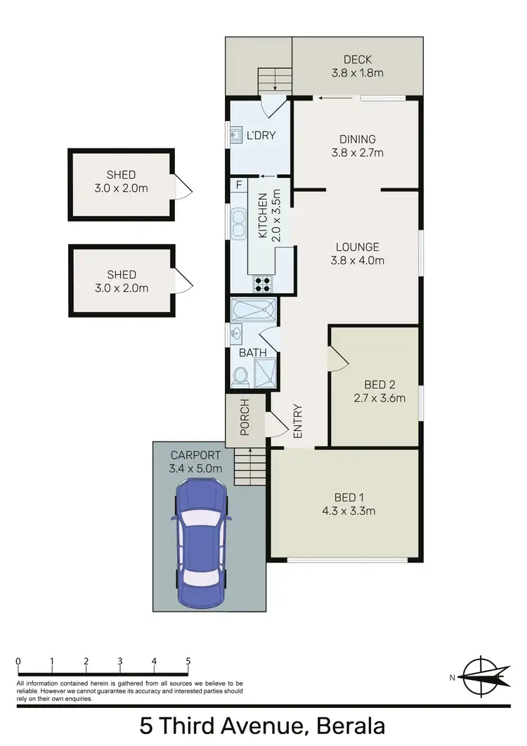 Floorplan of Homely house listing, 5 THIRD AVENUE, Berala NSW 2141