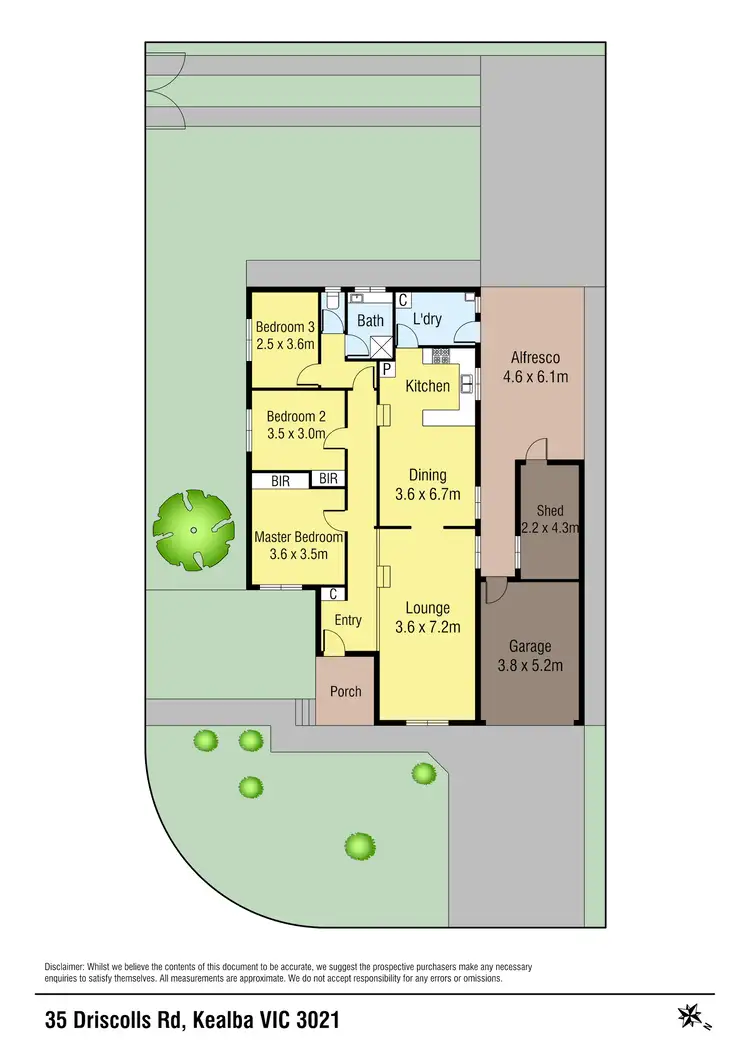 Floorplan of Homely house listing, 35 Driscolls Road, Kealba VIC 3021