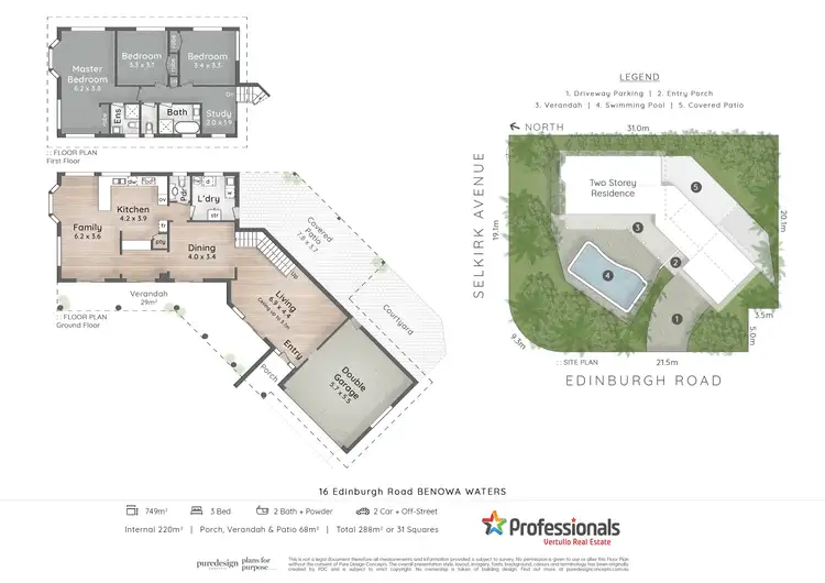 Floorplan of Homely house listing, 16 Edinburgh Road, Benowa Waters QLD 4217