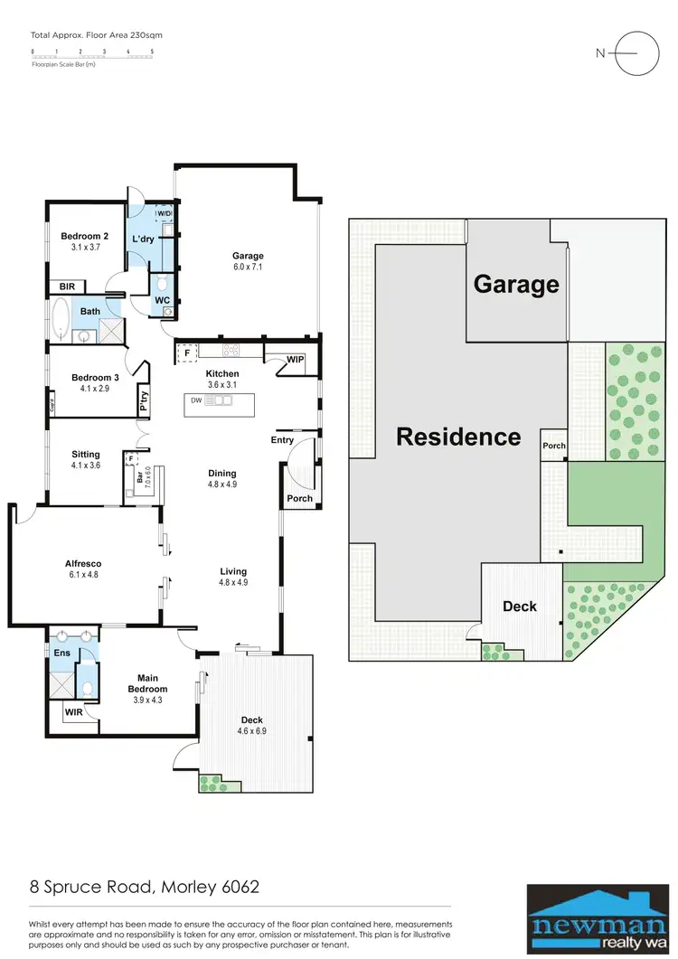 Floorplan of Homely house listing, 8 Spruce Road, Morley WA 6062