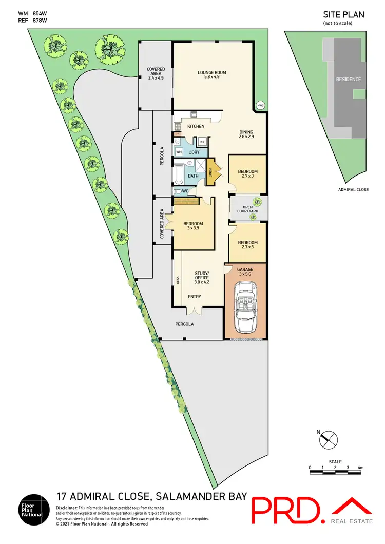 Floorplan of Homely house listing, 17 Admiral Close, Salamander Bay NSW 2317
