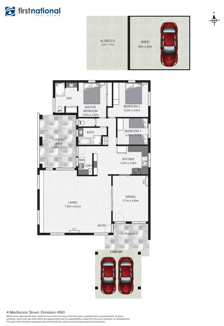 Floorplan of Homely house listing, 4 Mackenzie Street, Ormiston QLD 4160