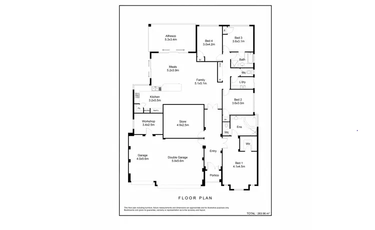 Floorplan of Homely house listing, Address available on request