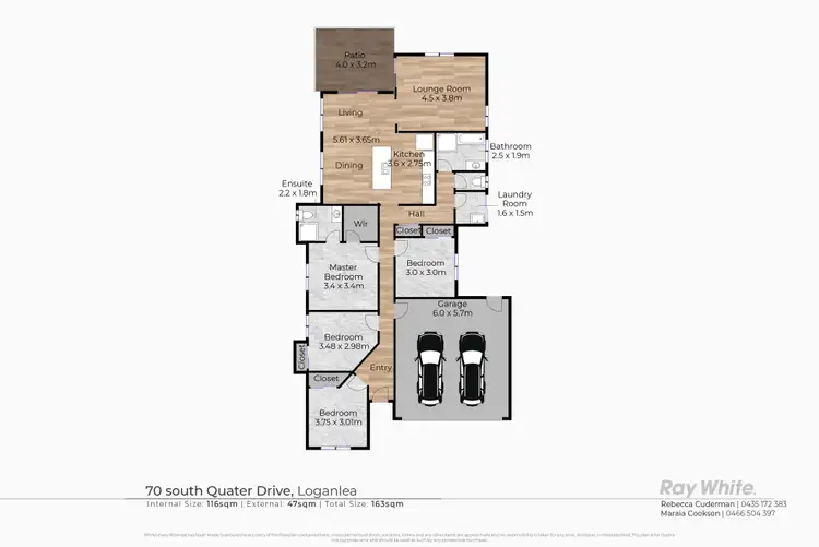 Floorplan of Homely house listing, 70 South Quarter Drive, Loganlea QLD 4131