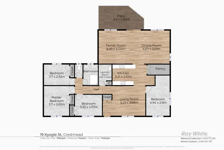 Floorplan of Homely house listing, 19 Kyogle Street, Crestmead QLD 4132