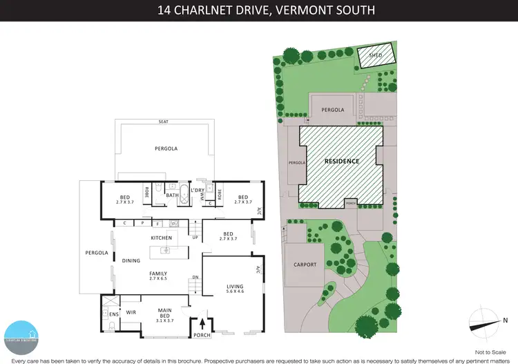 Floorplan of Homely house listing, 14 Charlnet Drive, Vermont South VIC 3133